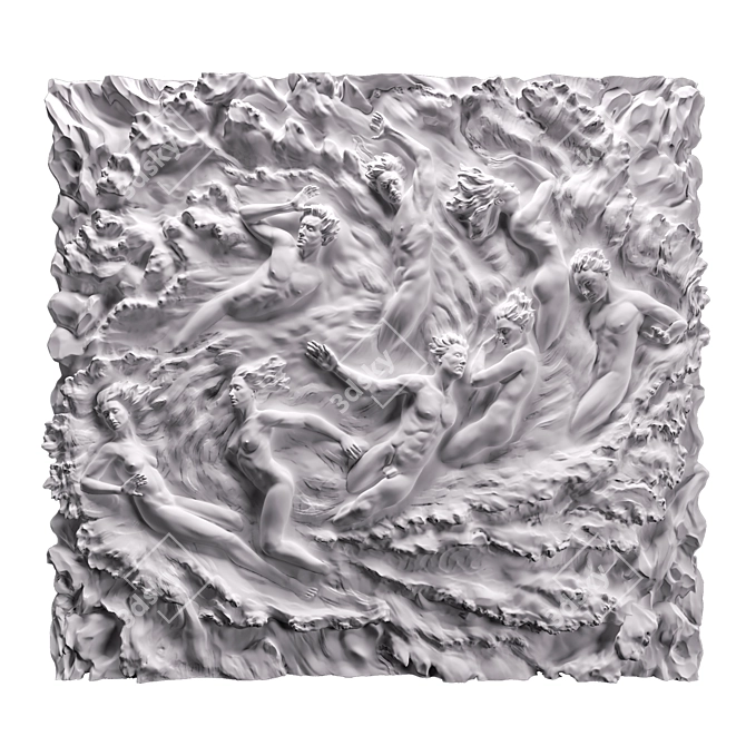 Title: Customized Barorelief Panel 3D model image 2