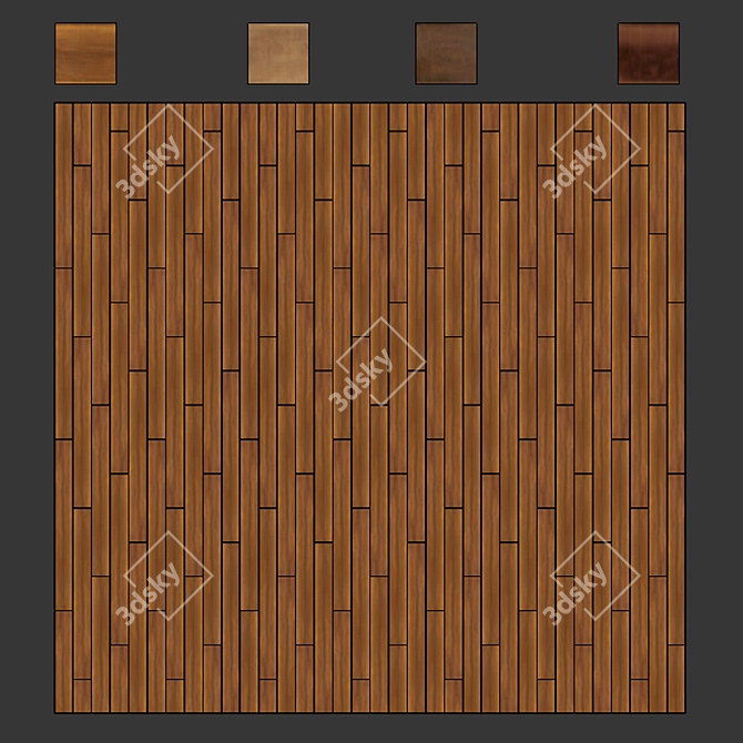 Woodco SIGNATURE Wood Floor Set 3D model image 6