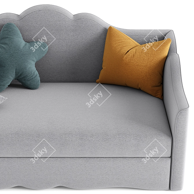 Elegant Manifesto Galla Sofa 3D model image 3