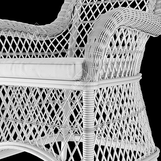 Elegant Eichholtz Dining Chair 3D model image 5