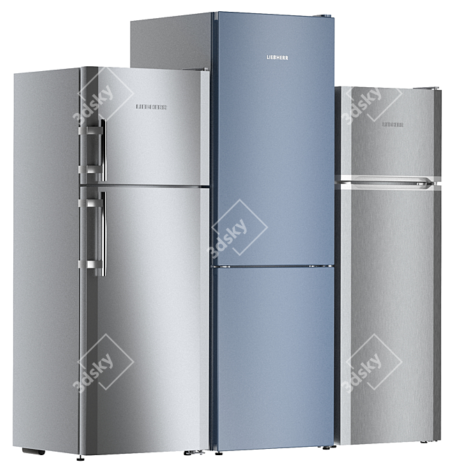 Liebherr Refrigerator Set: CTPesf 3016, CNfb 4313, CTel 2931 3D model image 2