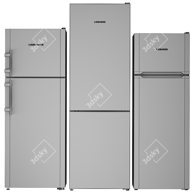 Liebherr Refrigerator Set: CTPesf 3016, CNfb 4313, CTel 2931 3D model image 4