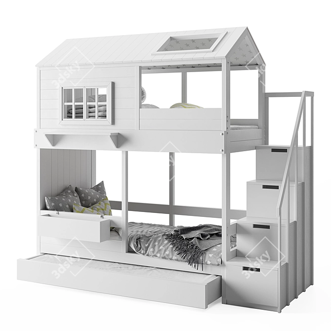 My Place: Bukwood Bed-House 3D model image 7