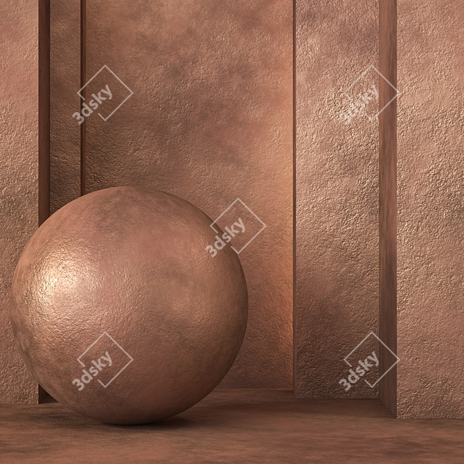 Rusty Metal Texture Set 3D model image 2