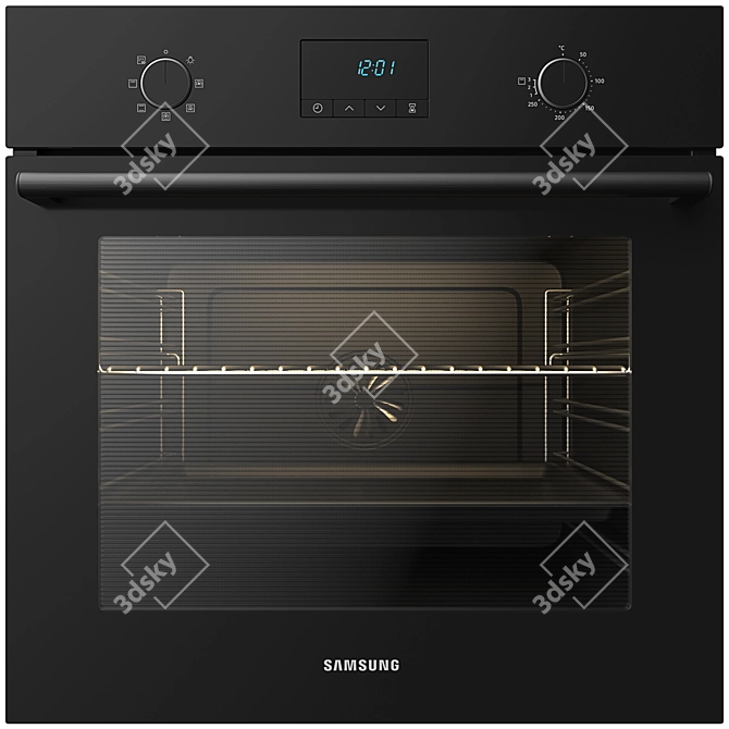 Samsung Built-In Kitchen Appliance Set 3D model image 2