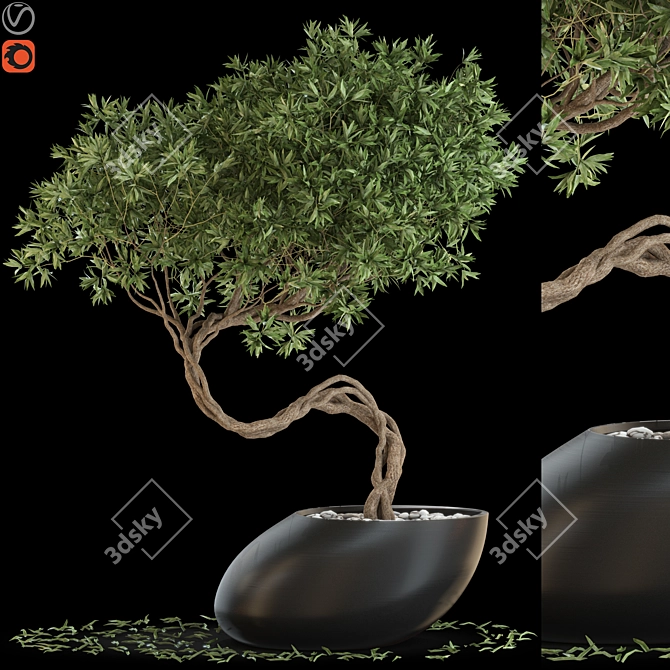 Green Oasis: 642 Plant Collection 3D model image 1