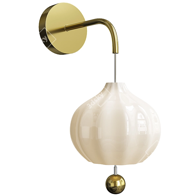 Elegant Lumion Juliet Wall Sconce 3D model image 1