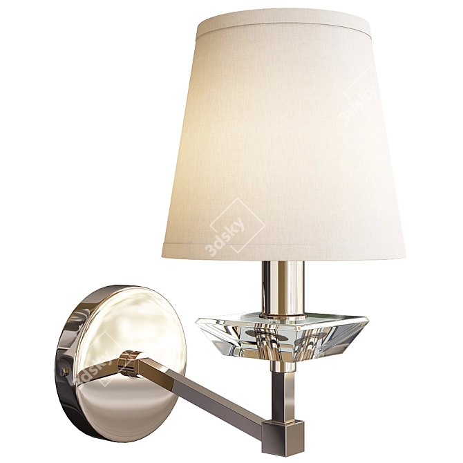 Elegant Maytoni Beira Wall Sconce 3D model image 1