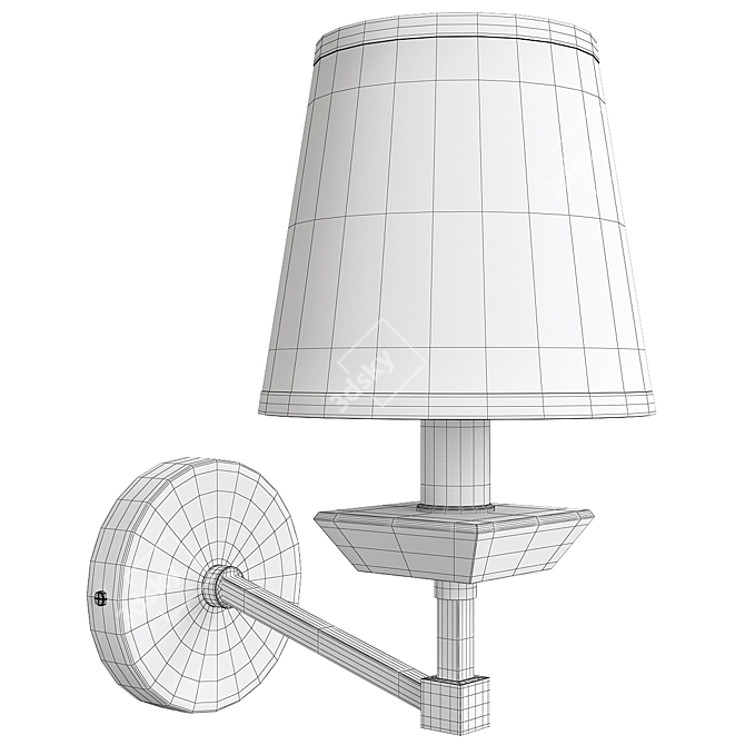 Elegant Maytoni Beira Wall Sconce 3D model image 2