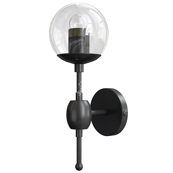 Elegant Lussole LSP Wall Sconce 3D model image 1