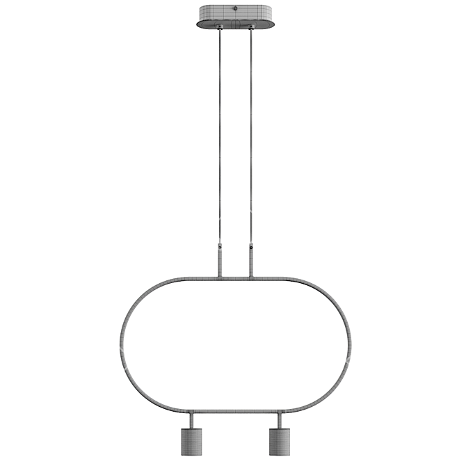 HANNIKEN COMBO LED x 3: Sleek Design & Superior Lighting 3D model image 2