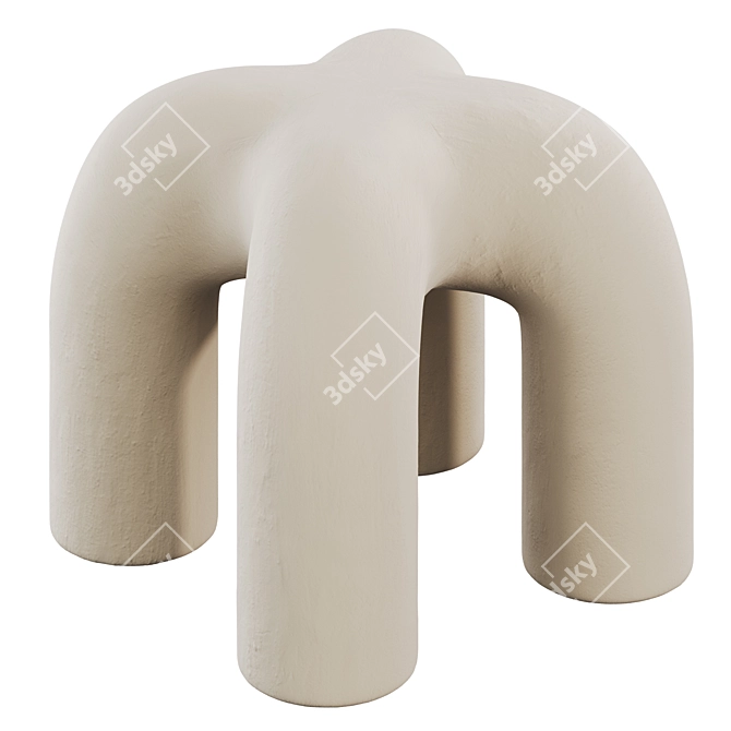 Eny Lee Parker Ceramic Stool 3D model image 3