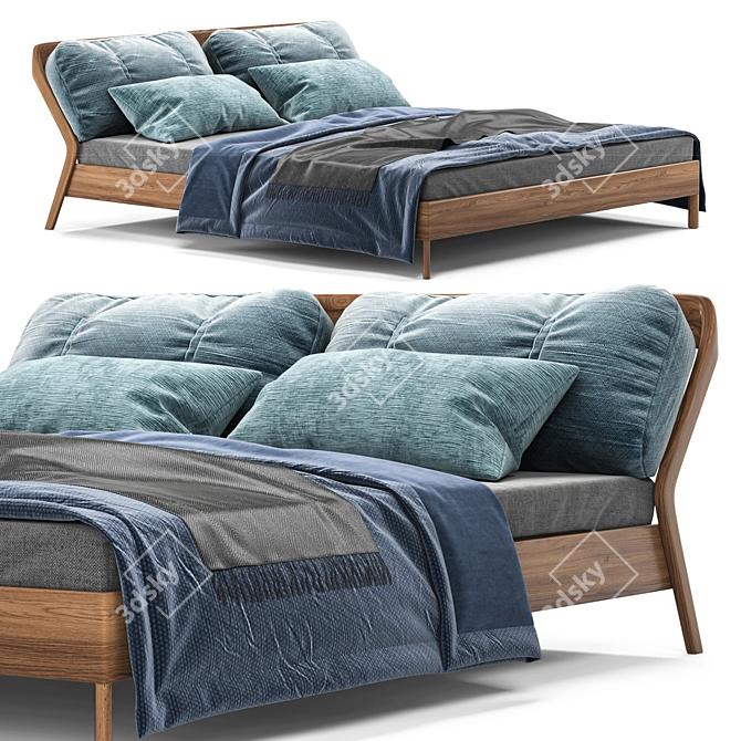 Nightfall Dream Bed 3D model image 1