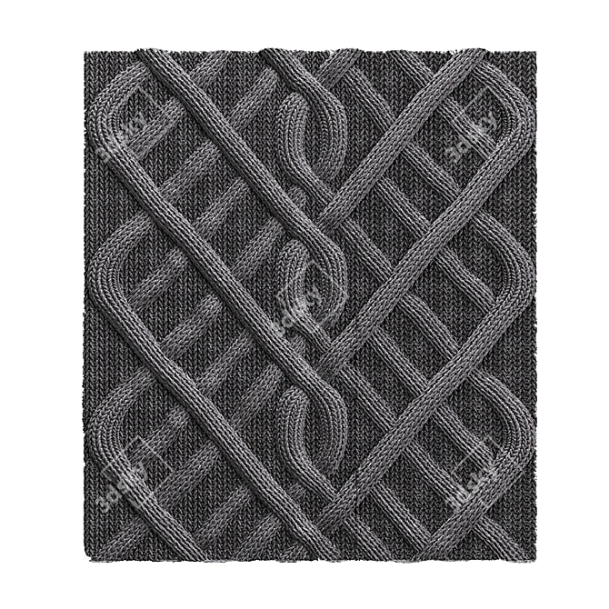 Title: Unique B-57 Relief Panel 3D model image 4