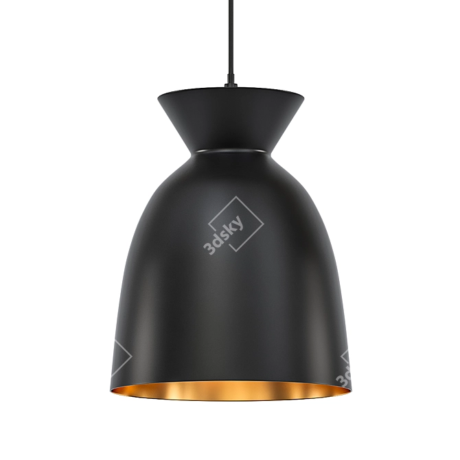 Elegant Buco Pendant Light 3D model image 1