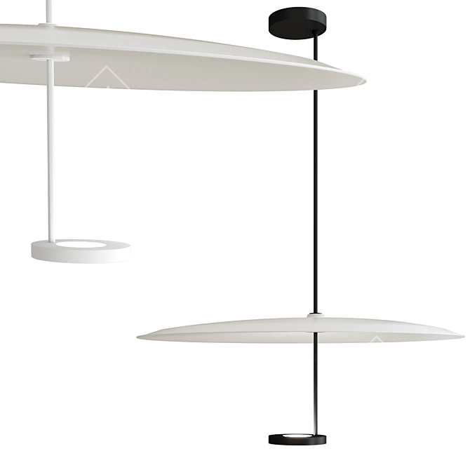 Suspended Ceiling Radar Light 3D model image 1