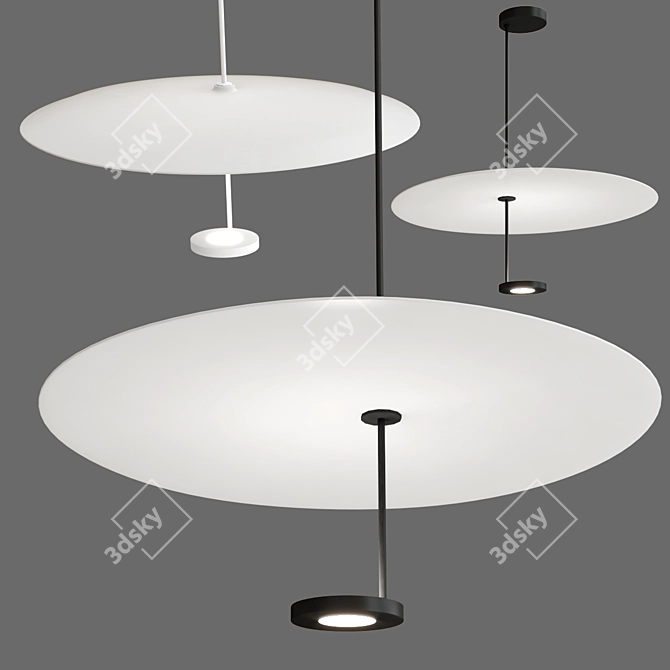 Suspended Ceiling Radar Light 3D model image 2