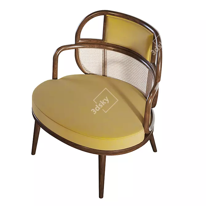 Tropical Temptation: Havana Armchair 3D model image 6