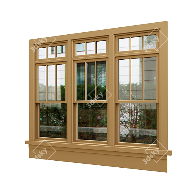 Optimized Exterior Windows v.11 3D model image 11