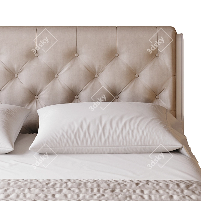Elegant Buczyński Caprice Bed 3D model image 2
