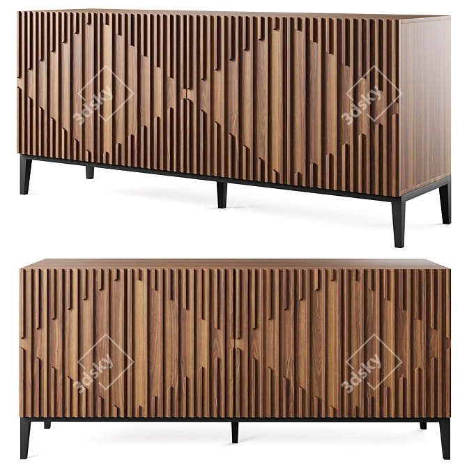 Moderna Chest of Drawers by Cosmo 3D model image 1