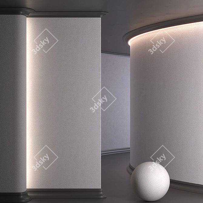 Sphere 3D Max Material with Corona Render 3D model image 1