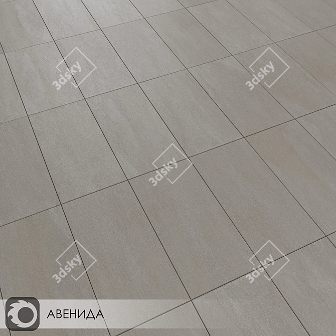 Avenida Ceramic Tiles - Sleek and Stylish 3D model image 4