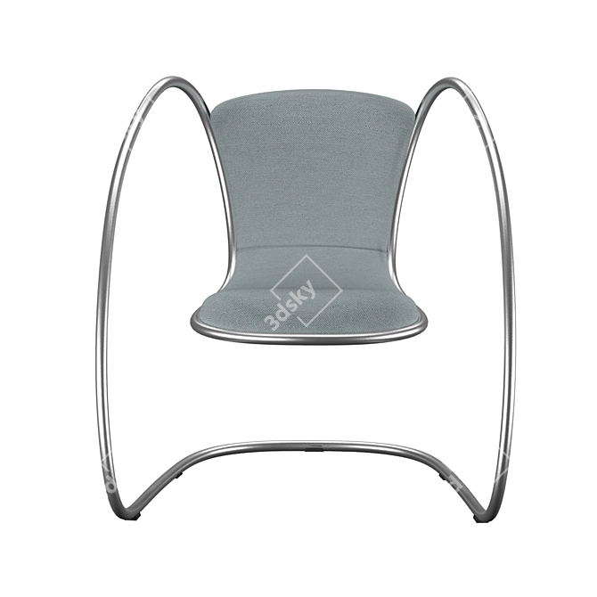 Timeless Luxury Chair 3D model image 2