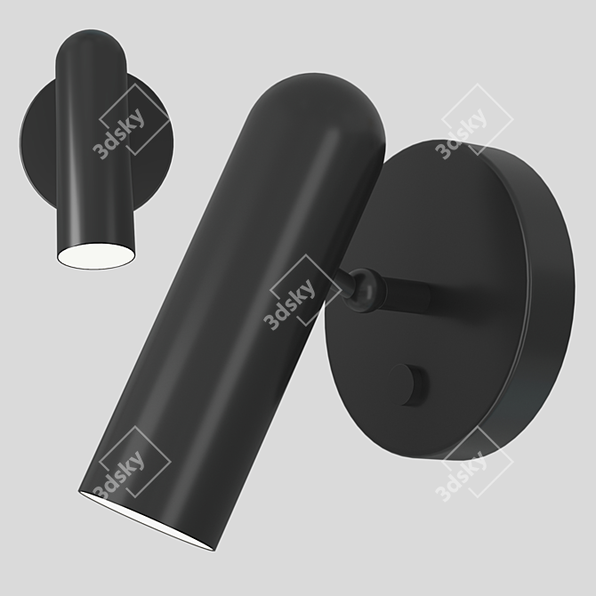 Modern Sconce Light: Lightology Jax 3D model image 2