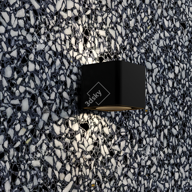 Euval Terrazzo PBR Seamless Material 3D model image 2