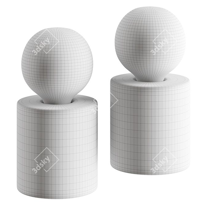 Neil Table Lamp: Sleek and Stylish Illumination 3D model image 2