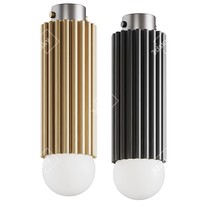 Lustrin Ceiling Light: Modern and Stylish Illumination 3D model image 1