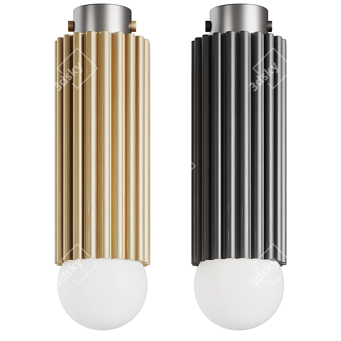 Lustrin Ceiling Light: Modern and Stylish Illumination 3D model image 2