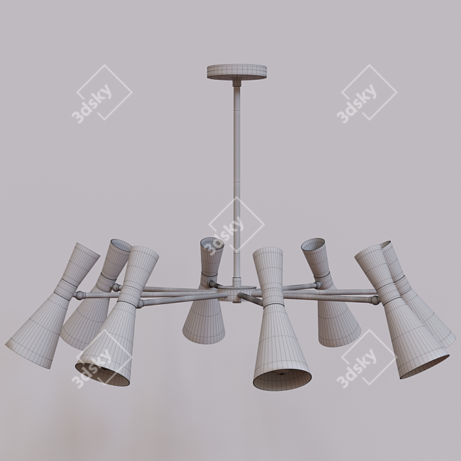 Dumo Pendant Light: Modern Elegance 3D model image 3