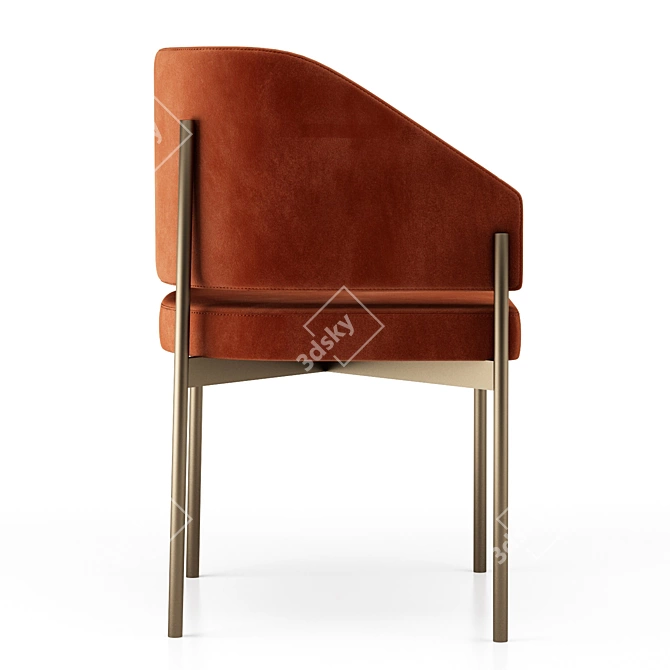 Modern Hermes Chair: Stylish and Comfortable 3D model image 3