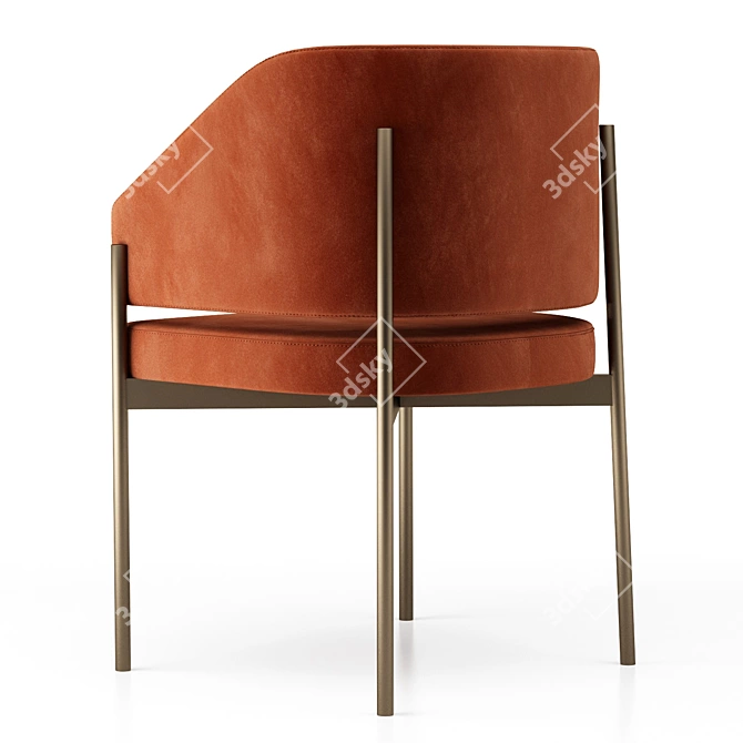 Modern Hermes Chair: Stylish and Comfortable 3D model image 4