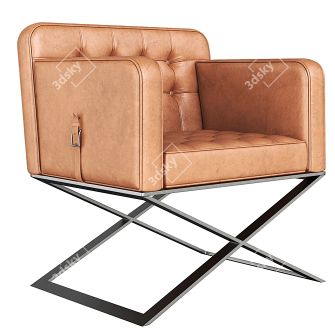 Luxury Bentley Harlow Armchair 3D model image 2