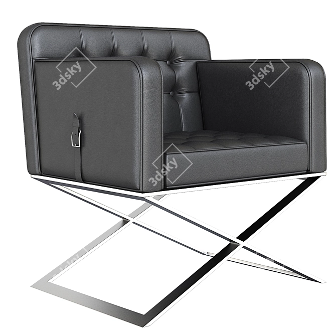 Luxury Bentley Harlow Armchair 3D model image 4