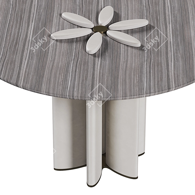 Moonlight Dining Table: Elegant Design for Stylish Dining 3D model image 6