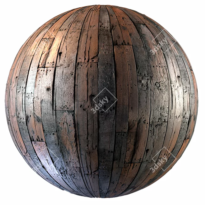 Wood 12 Smart Material Pack 3D model image 1