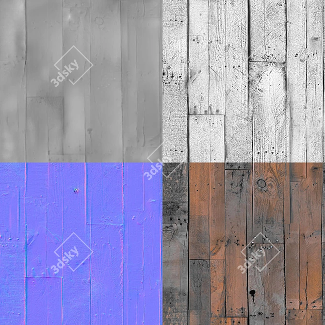 Wood 12 Smart Material Pack 3D model image 3