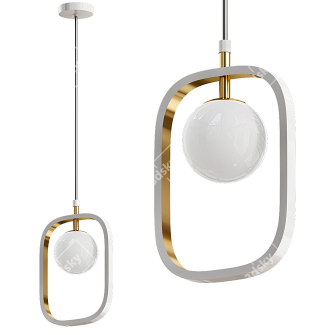 Elegant Maytoni Avola Chandelier 3D model image 1