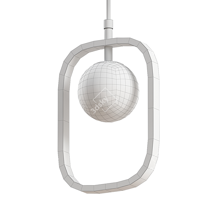 Elegant Maytoni Avola Chandelier 3D model image 3