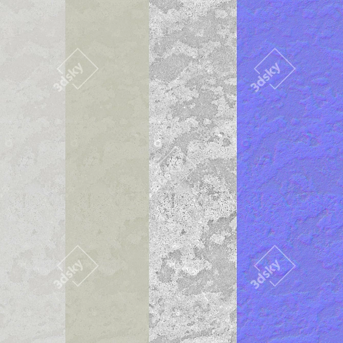 Title: T4K Stone Textures - High-Quality 3D Material 3D model image 4