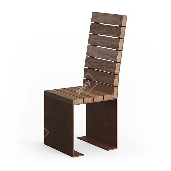 Cyria Absolut Chaise: Stylish Outdoor Elegance 3D model image 1