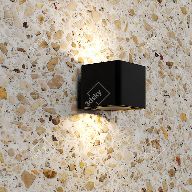 Euval Terrazzo Seamless PBR Material 3D model image 2