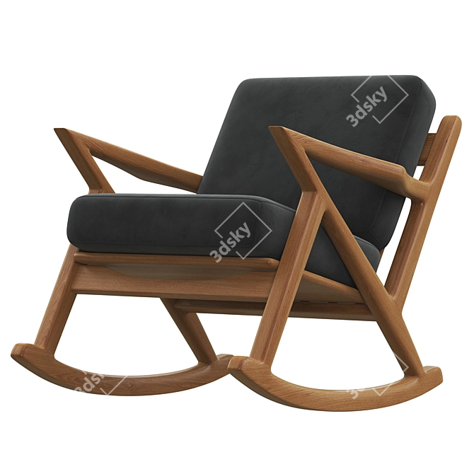 Soto Rocking Chair: Modern Comfort for Your Home 3D model image 1