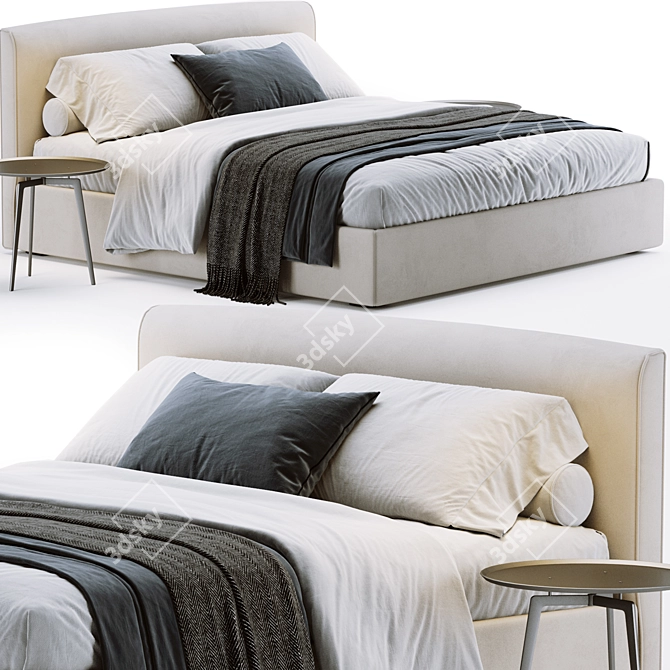 Modern BoConcept Houston Bed 3D model image 1