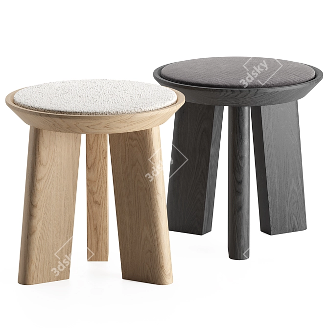  Mimi Stool by BLU DOT | Modern Elegance 3D model image 3