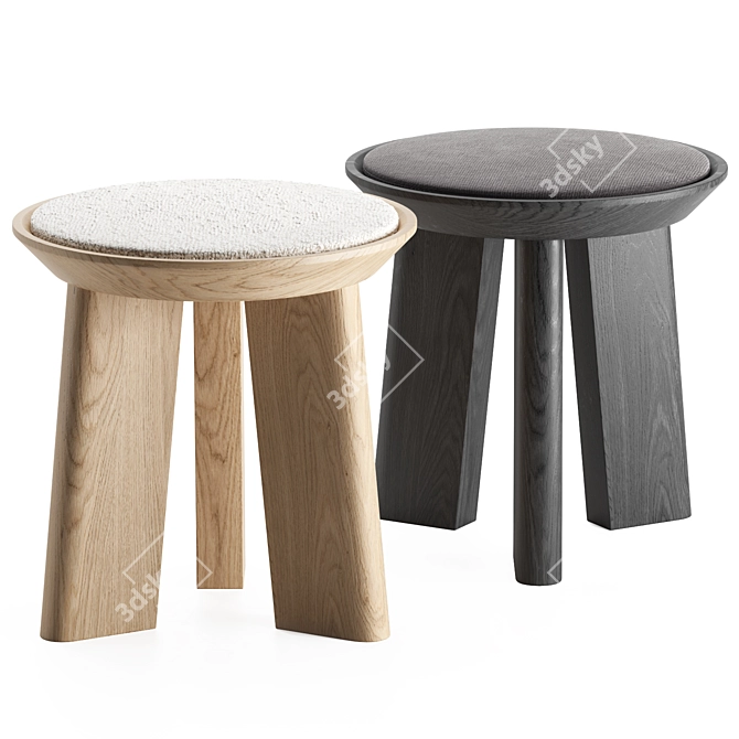  Mimi Stool by BLU DOT | Modern Elegance 3D model image 4